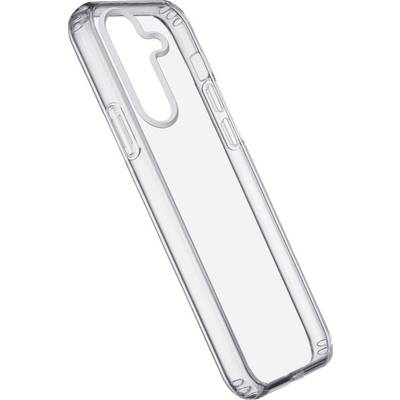Průhledný mobilní kryt s výřezy pro fotoaparát a tlačítka, který poskytuje optimální ochranu a přístup k funkcím zařízení.
