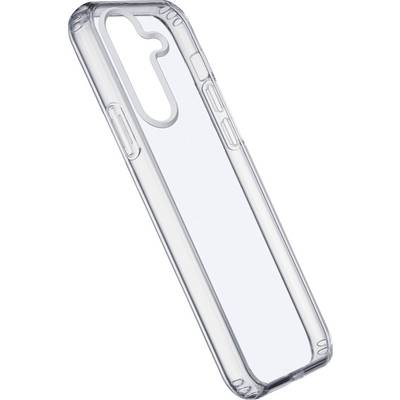Průhledný plastový kryt na mobilní telefon navržený pro smartphone se třemi otvory pro fotoaparáty.