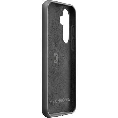 Obal na smartphone s ovládacími prvky po straně. Text 'MY CHROMA' je viditelný. Obal má matný, strukturovaný povrch.