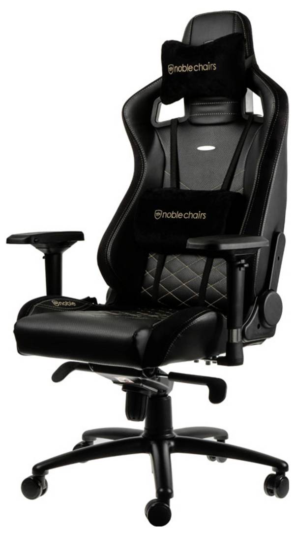 Noblechairs noblechairs EPIC Gaming Stuhl - schwarz/gold herní židle vícebarevná