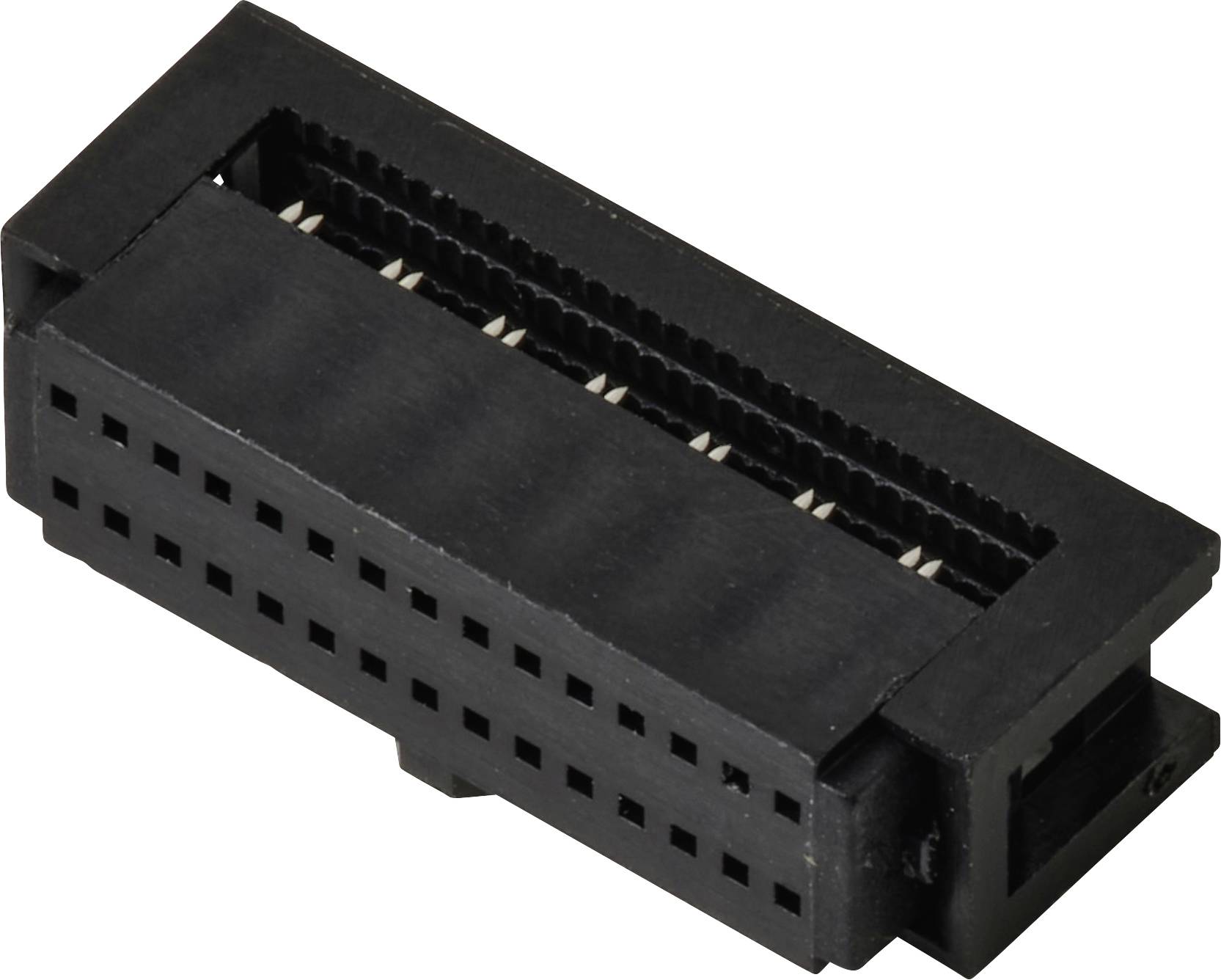 TRU COMPONENTS TC-13537800 konektor pro ploché kabely s odlehčením tahu Rastr (rozteč): 1.27 mm Počet pólů: 30 Počet řád-0