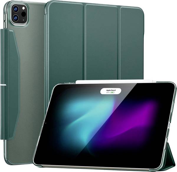 ESR Ascend Trifold obal / brašna na iPad Apple iPad Pro 11" (M4, 2024) 27,9 cm (11") Pouzdro typu kniha zelená, transparentní