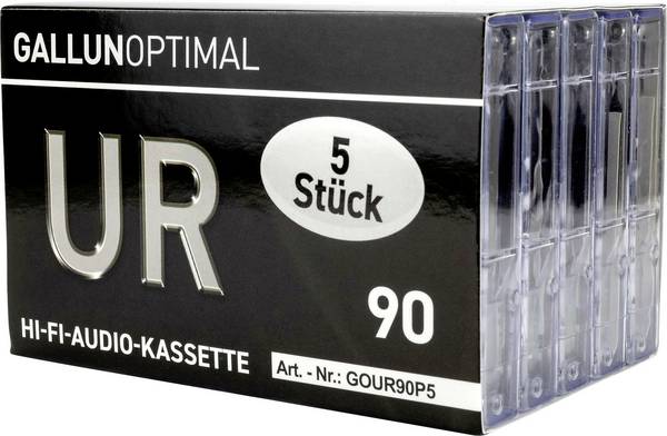 GALLUNOPTIMAL audio kazeta 90 min sada 5 ks