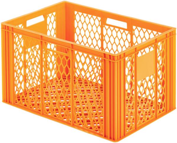 Alutec 75092 plastový box , vhodné pro potraviny, (š x v x h) 600 x 350 x 400 mm, oranžová, 1 ks