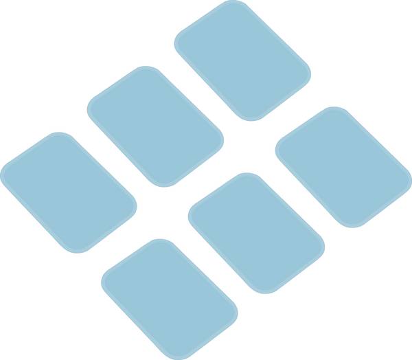Beurer EM 55 Gel Pads náhradní sada Mini Pad