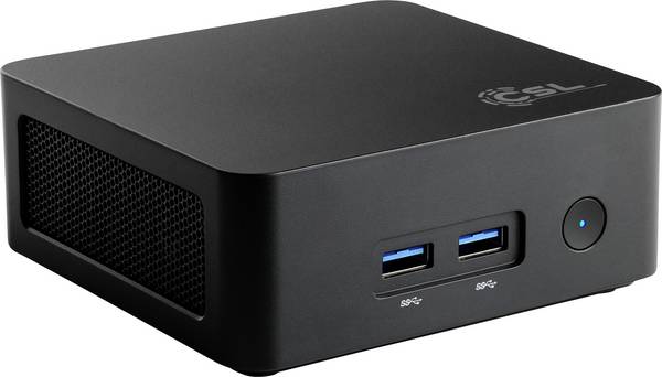 CSL Computer mini PC (HTPC) Narrow Box Black    Intel® N N100 3400 GHz 8 GB RAM  500 GB SSD Intel Intel® UHD Graphics      92938