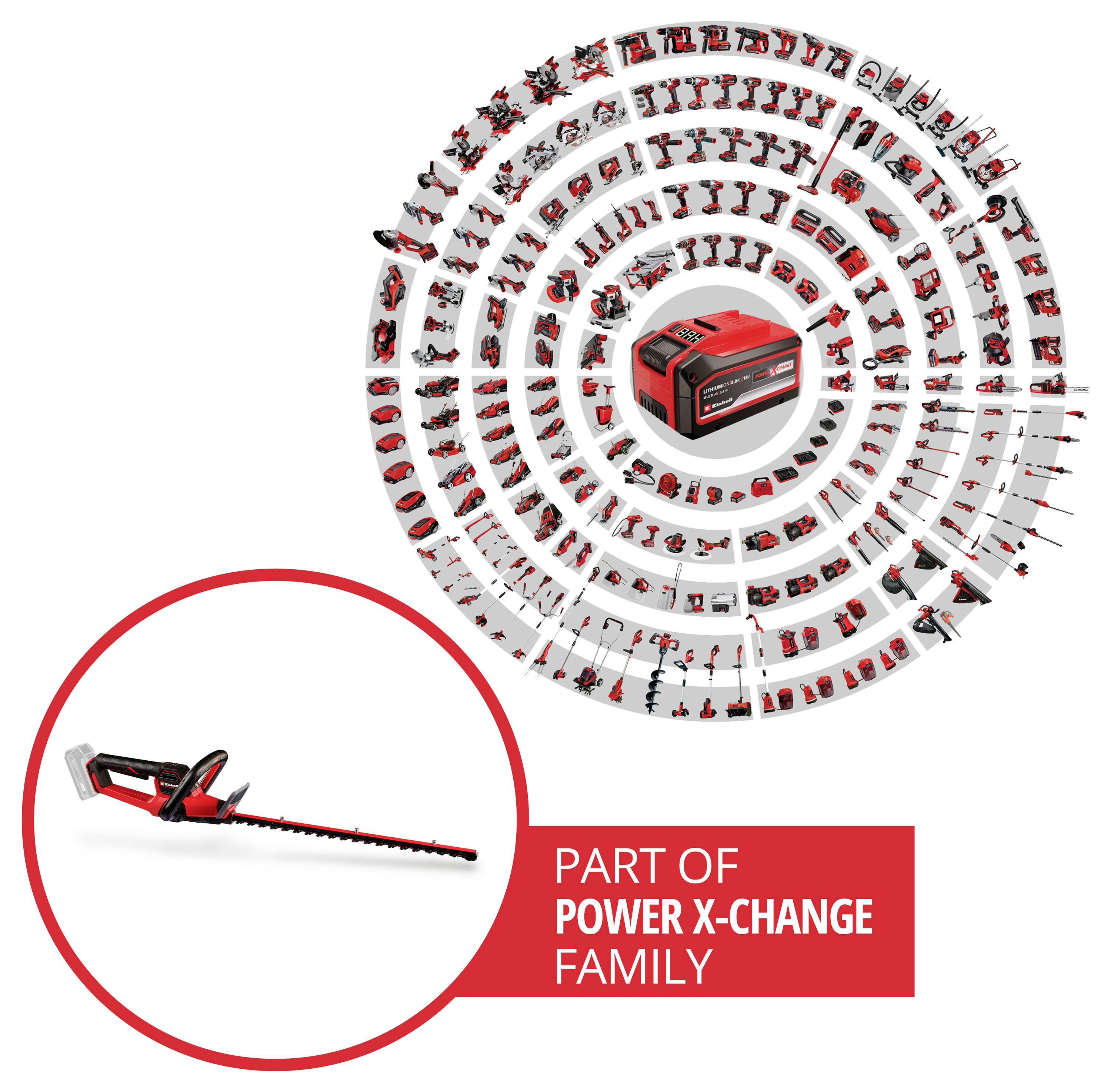 Einhell Professional Power X-Change GP-CH 18/50 Li BL-Solo akumulátor Aku nůžky na živý plot bez nabíječky, bez akumulát-1