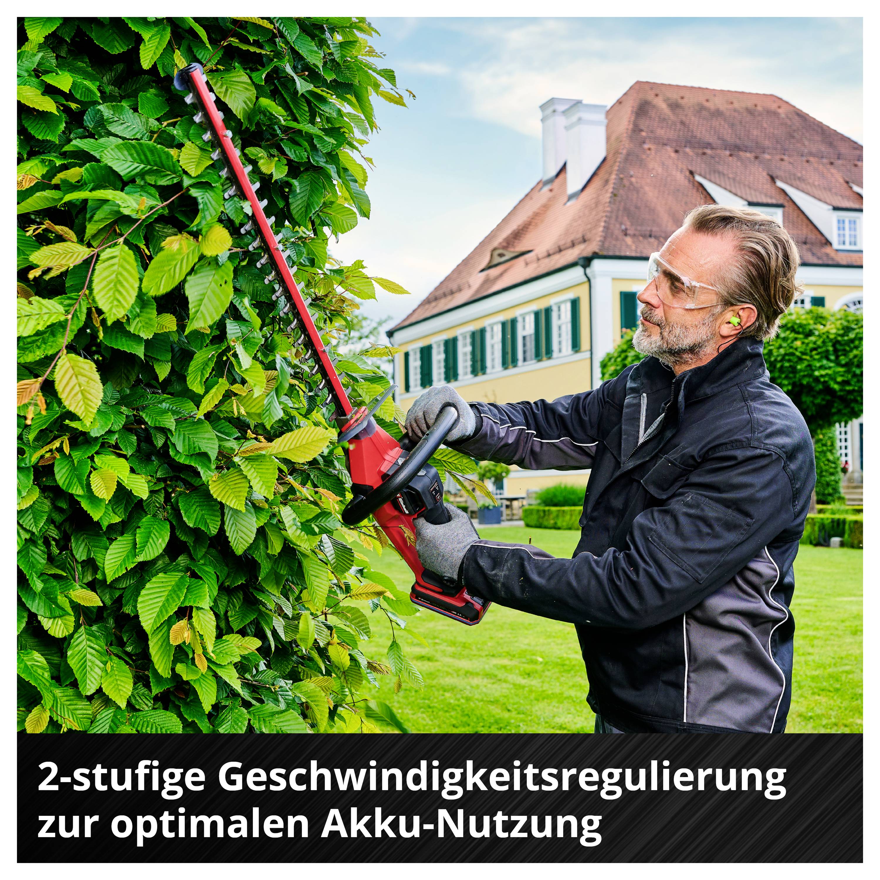 Einhell Professional Power X-Change GP-CH 18/50 Li BL-Solo akumulátor Aku nůžky na živý plot bez nabíječky, bez akumulát-6