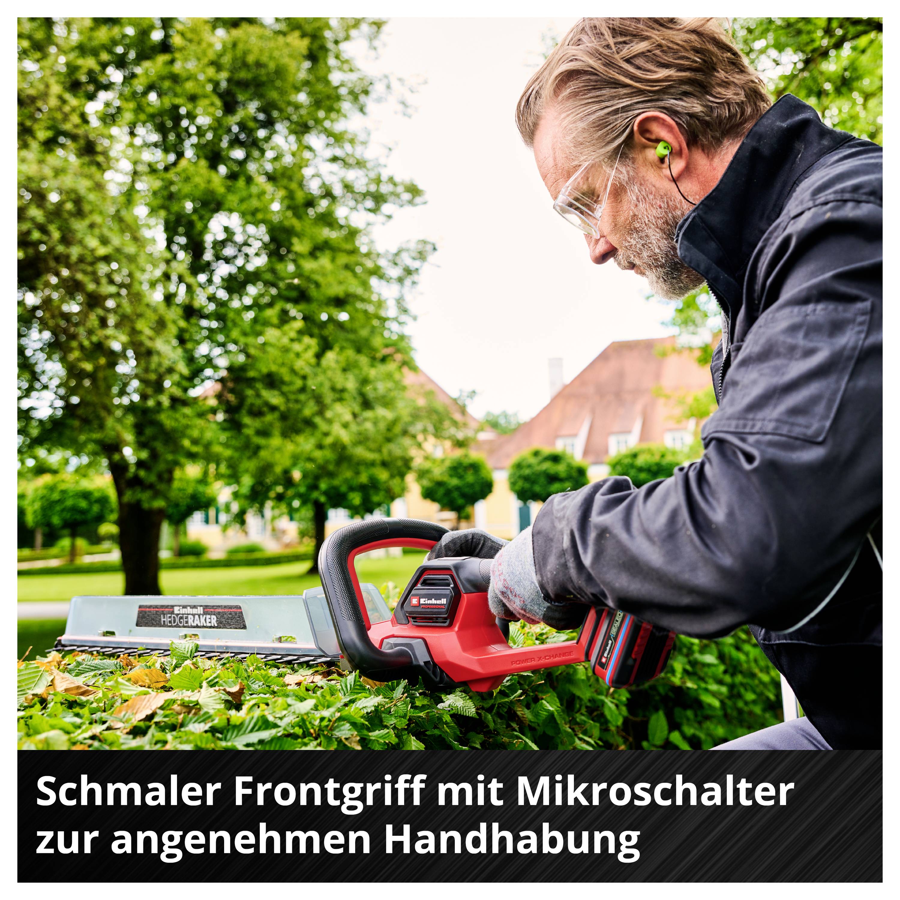 Einhell Professional Power X-Change GP-CH 18/50 Li BL-Solo akumulátor Aku nůžky na živý plot bez nabíječky, bez akumulát-9