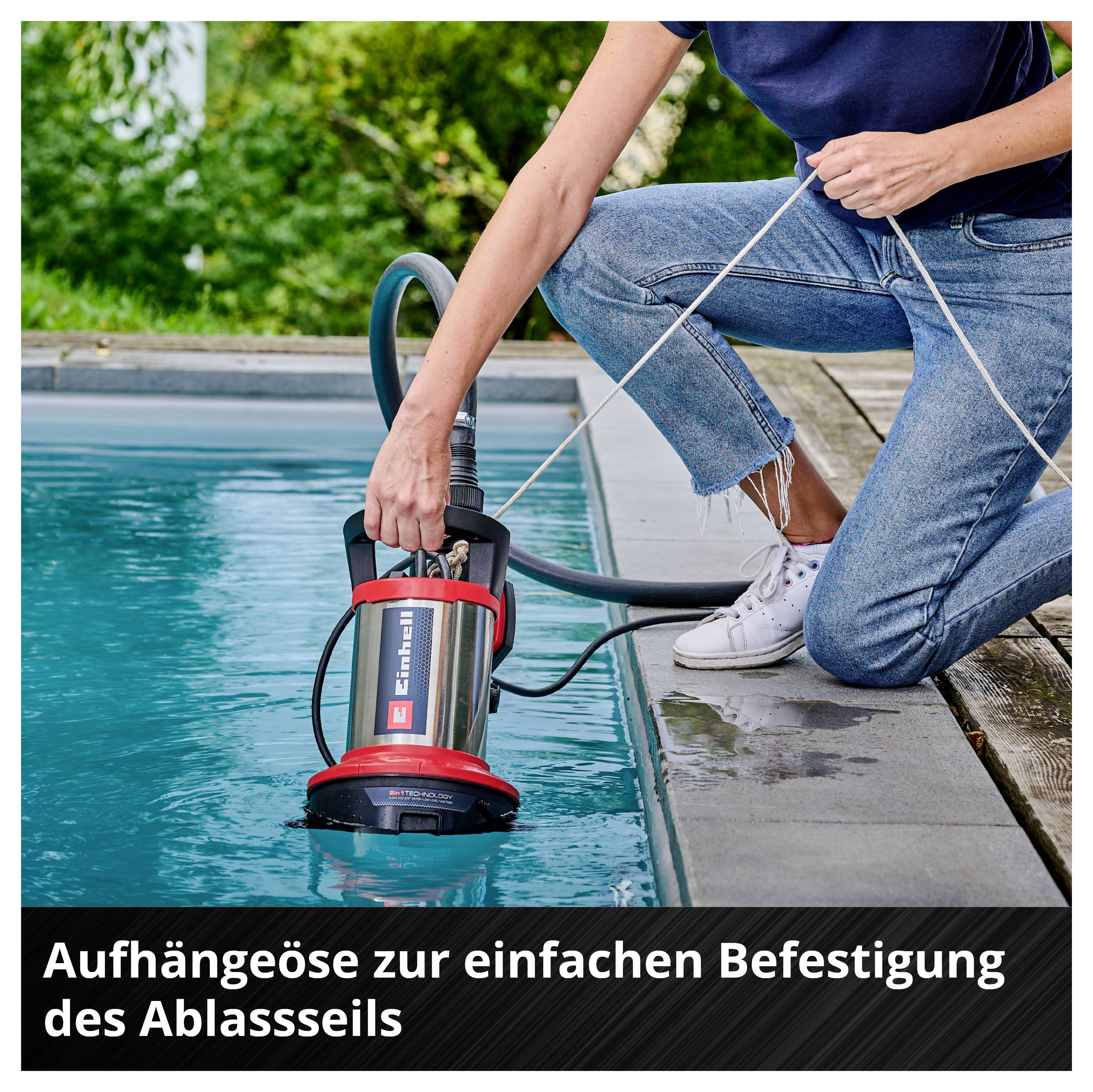 Einhell 4181515 Power X-Change Flutset GE-DP 7535 N LL ponorné čerpadlo pro užitkovou vodu 18500 l/h 9 m-7