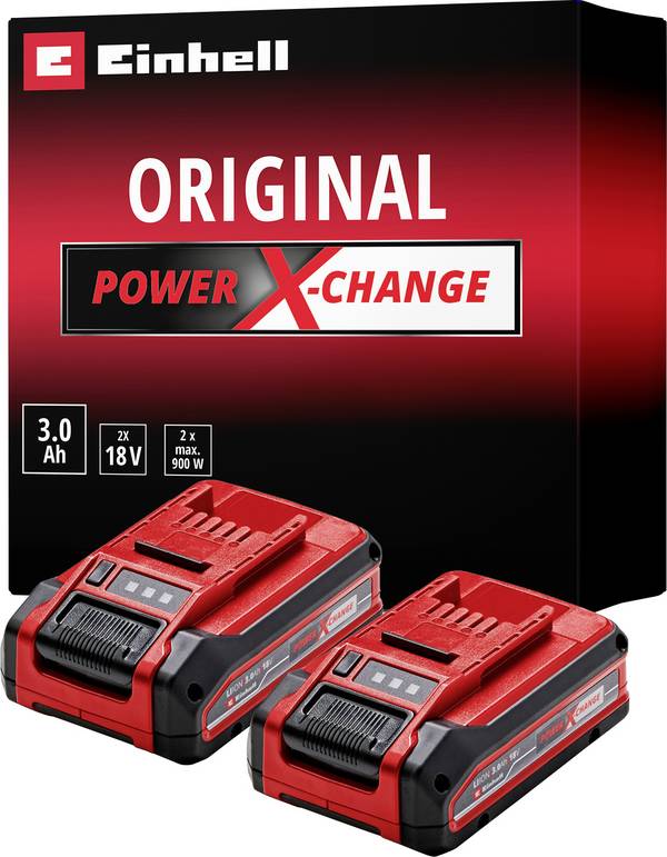 Einhell 4511631 18V 3Ah PXC Plus Twinpack náhradní akumulátor pro elektrické nářadí  18 V 3000 mAh Li-Ion