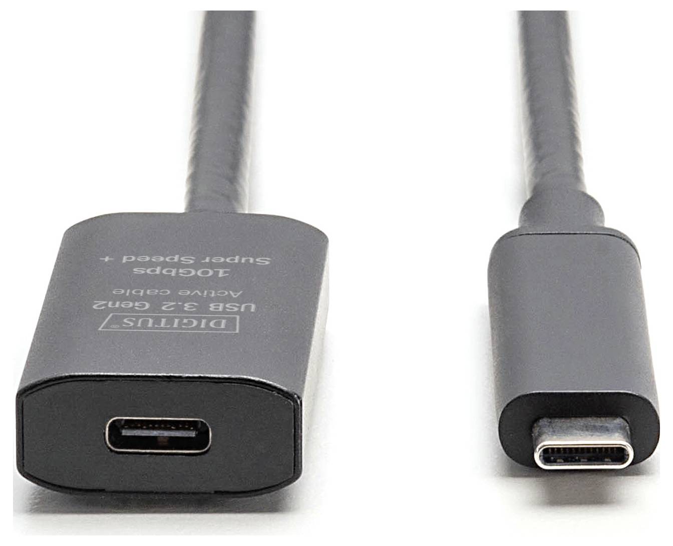 Digitus USB kabel USB 3.2 Gen2, USB 3.2 Gen2, USB 3.2 Gen1, USB 3.2 Gen1, USB 3.1 Gen2, USB 3.1 Gen1, USB 3.0 USB-C®, US-1