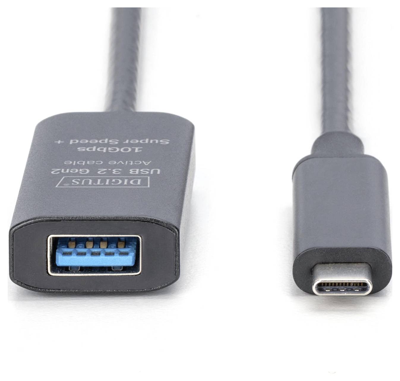 Digitus USB kabel USB 3.2 Gen2, USB 3.2 Gen2, USB 3.2 Gen1, USB 3.2 Gen1, USB 3.1 Gen2, USB 3.1 Gen1, USB 3.0 USB-C®, US-1
