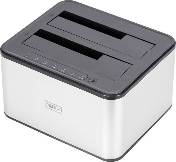 Digitus DA-71540-2 USB-A, USB, USB 3.0 SATA, SATA 6 Gb/s, SATA, SATA II, SATA III  duplikační stanice pevných disků 2.5 palec, 3.5 palec s funkcí klonování
