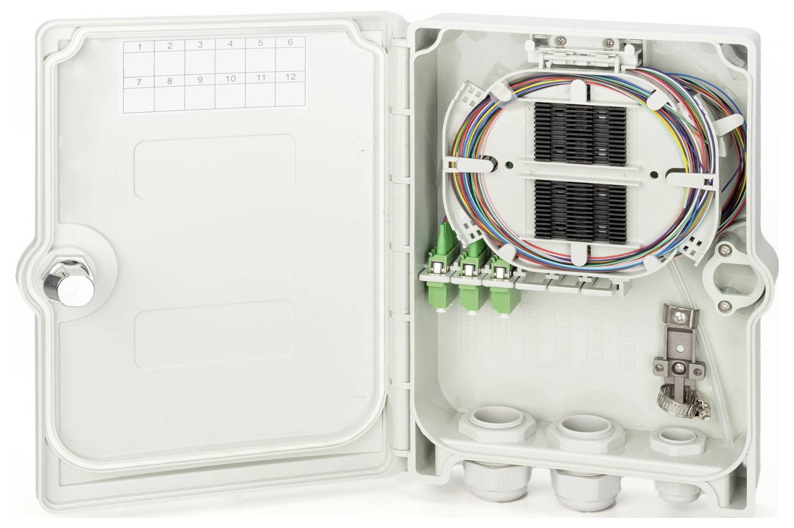 Digitus DN-968913-LCA LWL patch panel LC osazený-2