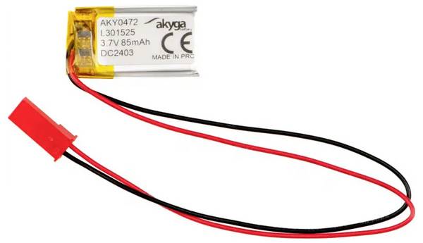 Akyga LP301525 Akupack  x Speciální akumulátor  Li-Pol 3.7 V 85 mAh