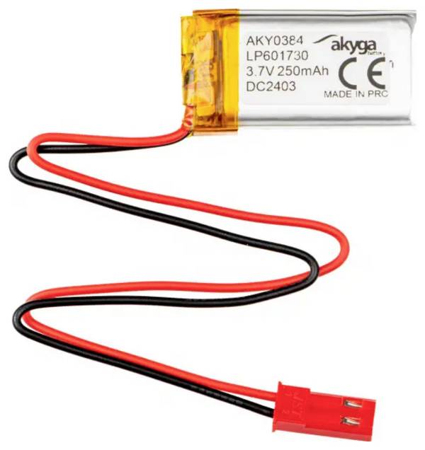 Akyga LP601730 Akupack  x Speciální akumulátor  Li-Pol 3.7 V 250 mAh