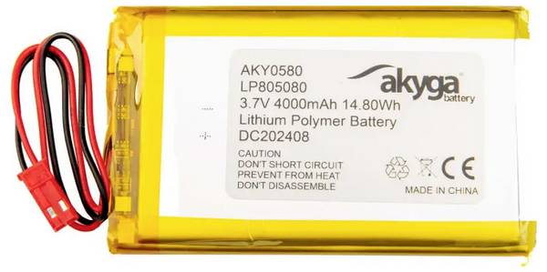 Akyga LP805080 Akupack  x Speciální akumulátor  Li-Pol 3.7 V 4000 mAh