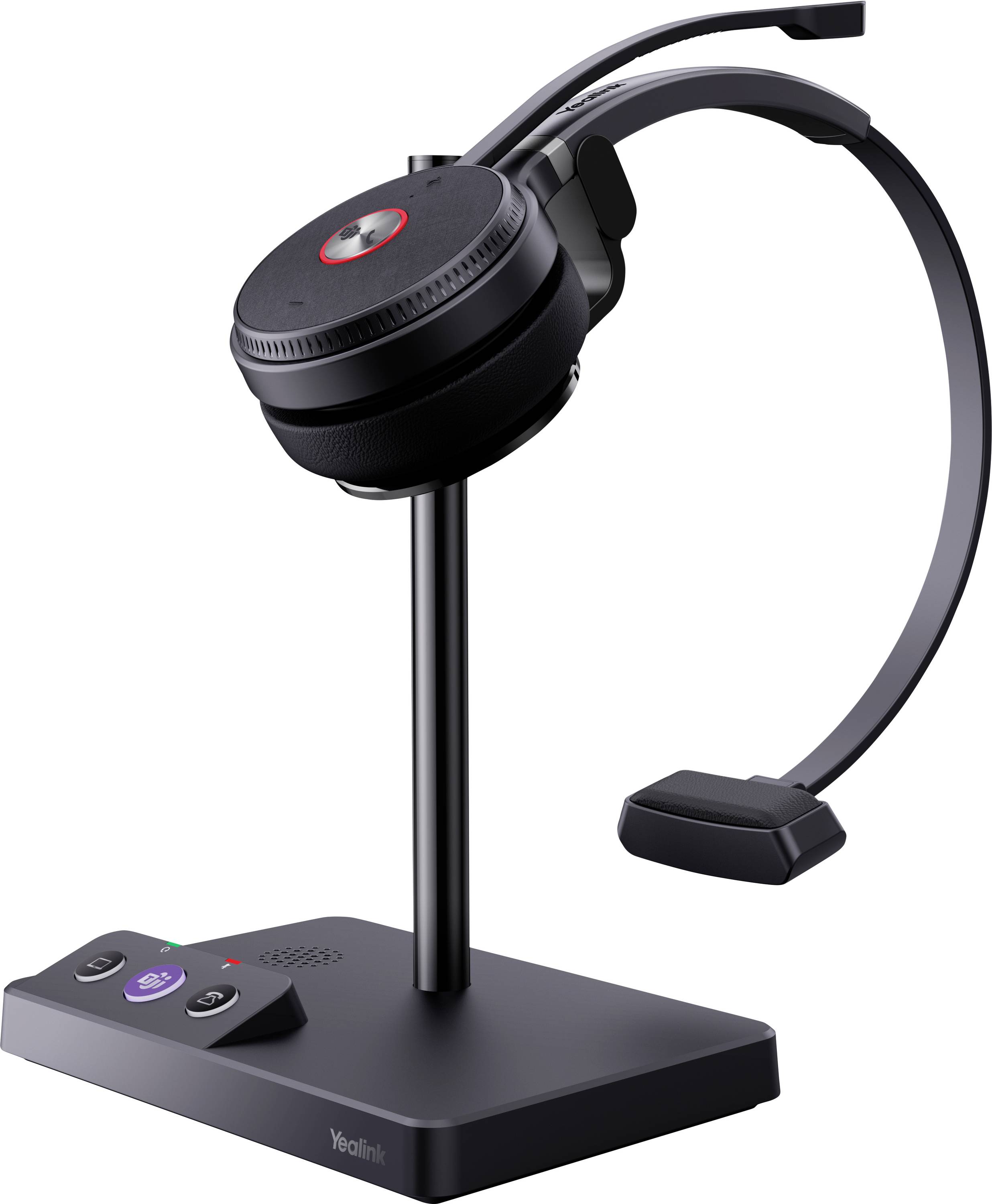 Yealink Yealink WH62 Mono - Für Microsoft Teams - Headset Headset otevřená (On Ear) černá-0