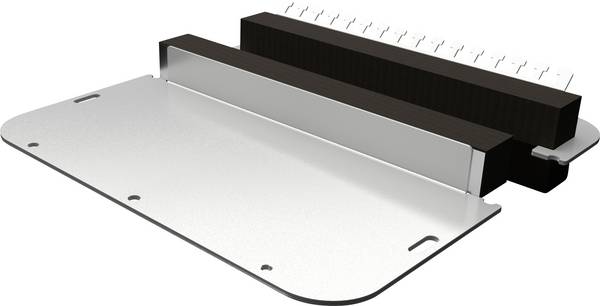 Rittal SZ 2565.450 2565450 Přírubová deska  (d x š) 221 mm x 301 mm ocelový plech šedá (RAL 7035) 1 ks