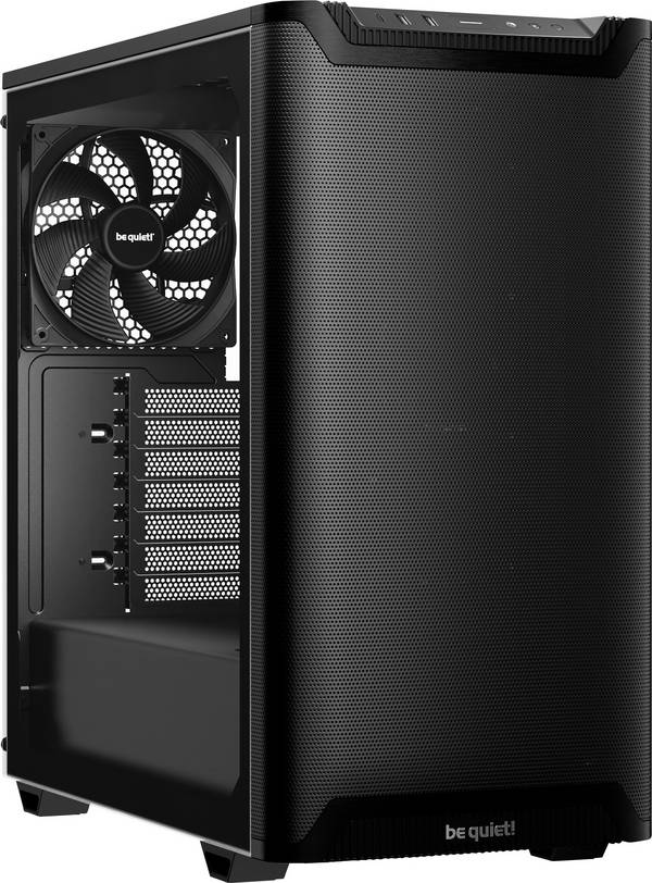 BeQuiet PURE BASE 501 Airflow Window Black midi tower PC skříň  černá