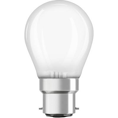 OSRAM 4058075437104 LED Energetická třída (EEK2021) E (A - G) B22d klasická žárovka 4 W = 40 W teplá bílá (Ø x d) 45 mm