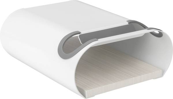 Elevar LBM-01 nástěnný držák na jízdní kolo Počet parkovacích míst=1 ocel, PVC, silikon, MDF bílá, šedá
