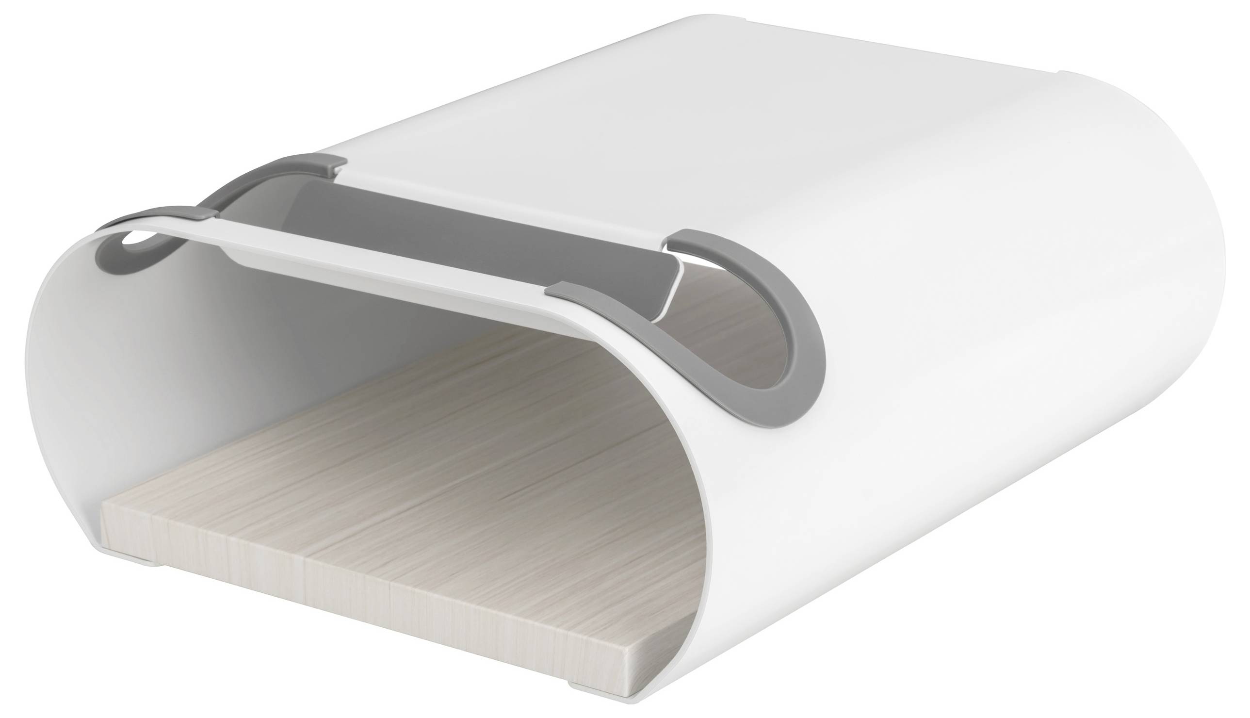 Elevar LBM-01 nástěnný držák na jízdní kolo Počet parkovacích míst=1 ocel, PVC, silikon, MDF bílá, šedá-1