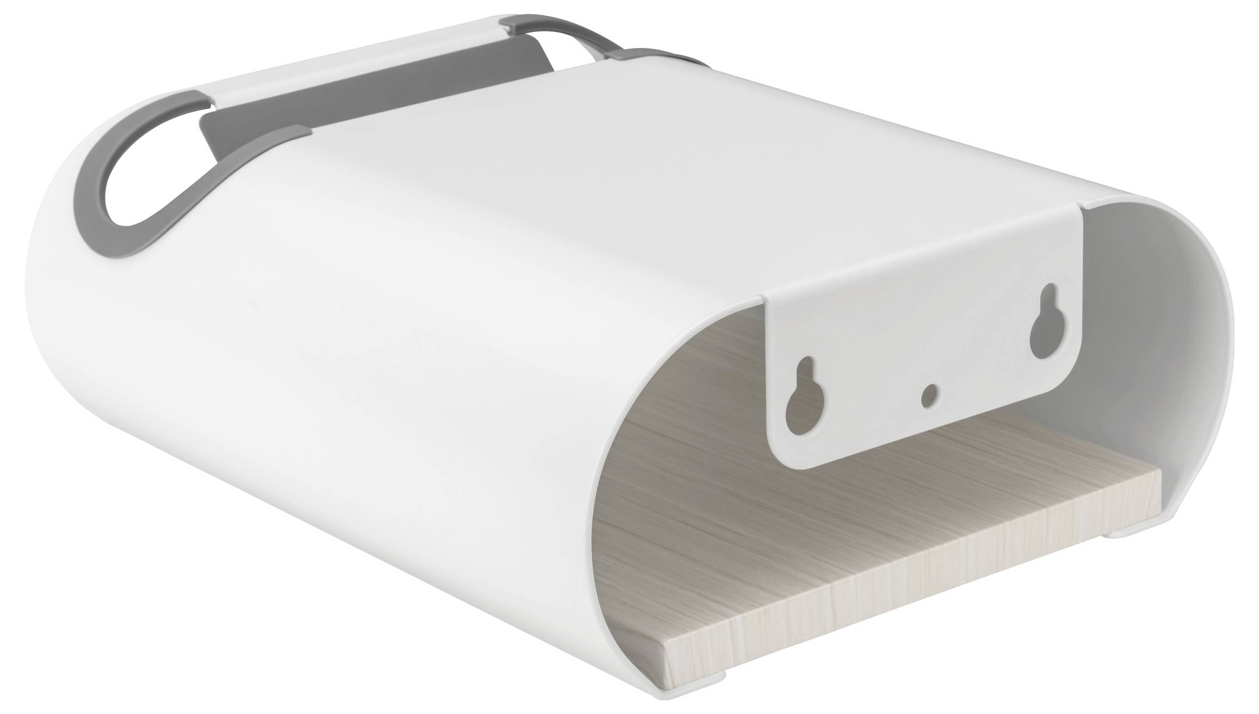 Elevar LBM-01 nástěnný držák na jízdní kolo Počet parkovacích míst=1 ocel, PVC, silikon, MDF bílá, šedá-3