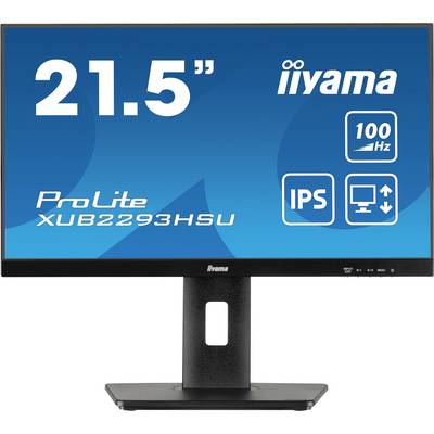"Iiyama 21,5" monitor, ProLite XUB2293HSU, 100 Hz, IPS, výškově nastavitelný, bez rámečku."