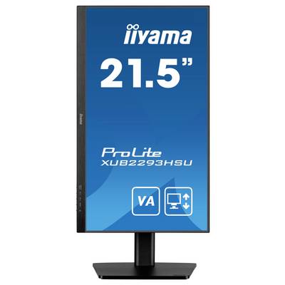 Černý počítačový monitor značky Iiyama, model ProLite XUB2293HSU, s úhlopříčkou 21,5 palce a VA panelem.