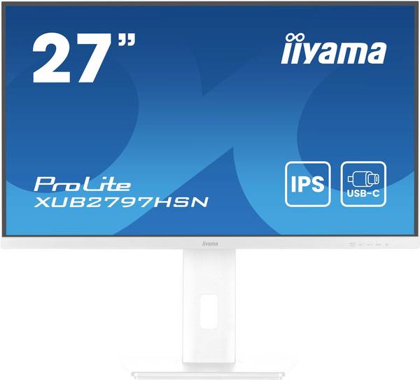 Iiyama ProLite XUB2797HSN-W2 LED monitor 68.6 cm (27 palec)1920 x 1080 Pixel, 16:9, 1 ms, IPS LED