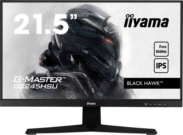 Iiyama G-Master Black Hawk G2245HSU-B2 herní monitor 54.6 cm (21.5 palec)1920 x 1080 Pixel, 16:9, 1 ms, IPS LCD