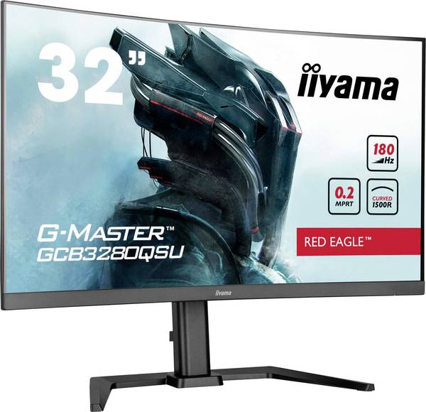 Iiyama G-Master Red Eagle GCB3280QSU-B2 herní monitor 80 cm (31.5 palec)2560 x 1440 Pixel, 16:9, 0.2 ms, VA LED