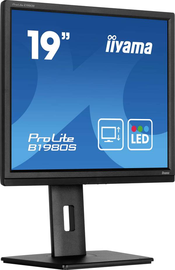 Iiyama ProLite B1980S-B1 LED monitor 48.3 cm (19 palec)1280 x 1024 Pixel, 5:4, 3 ms, TN LCD
