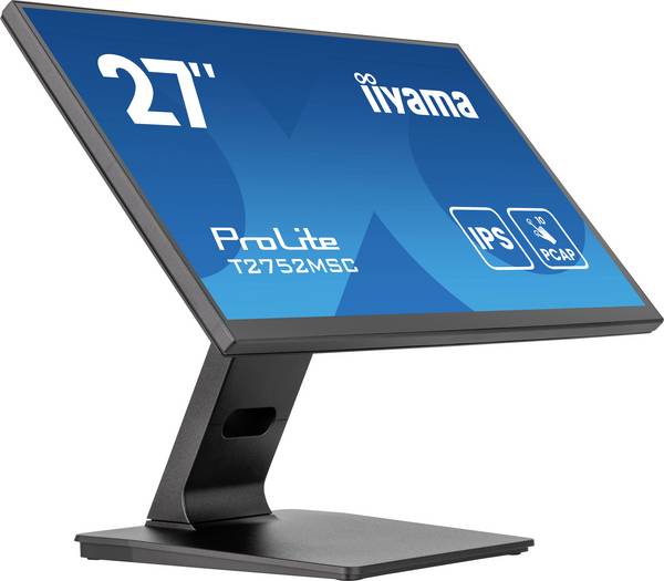 Iiyama ProLite T2752MSC-B1AG dotykový monitor Energetická třída (EEK2021): E (A - G)  68.6 cm (27 palec) 1920 x 1080 Pixel 16:9 5 ms HDMI™, DisplayPort, Audio-Line-out , USB IPS LCD