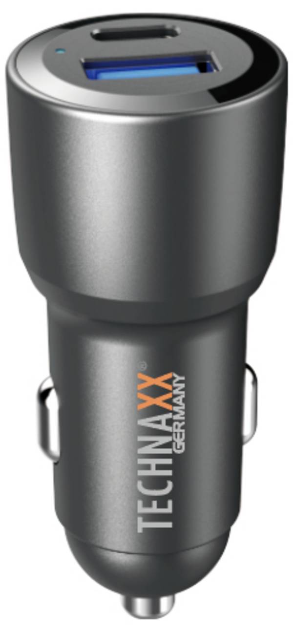Technaxx Nabíječka Technaxx Dual do vozidla TX-306 60 W Proudová zatížitelnost (max.)=3 A   12/24 V