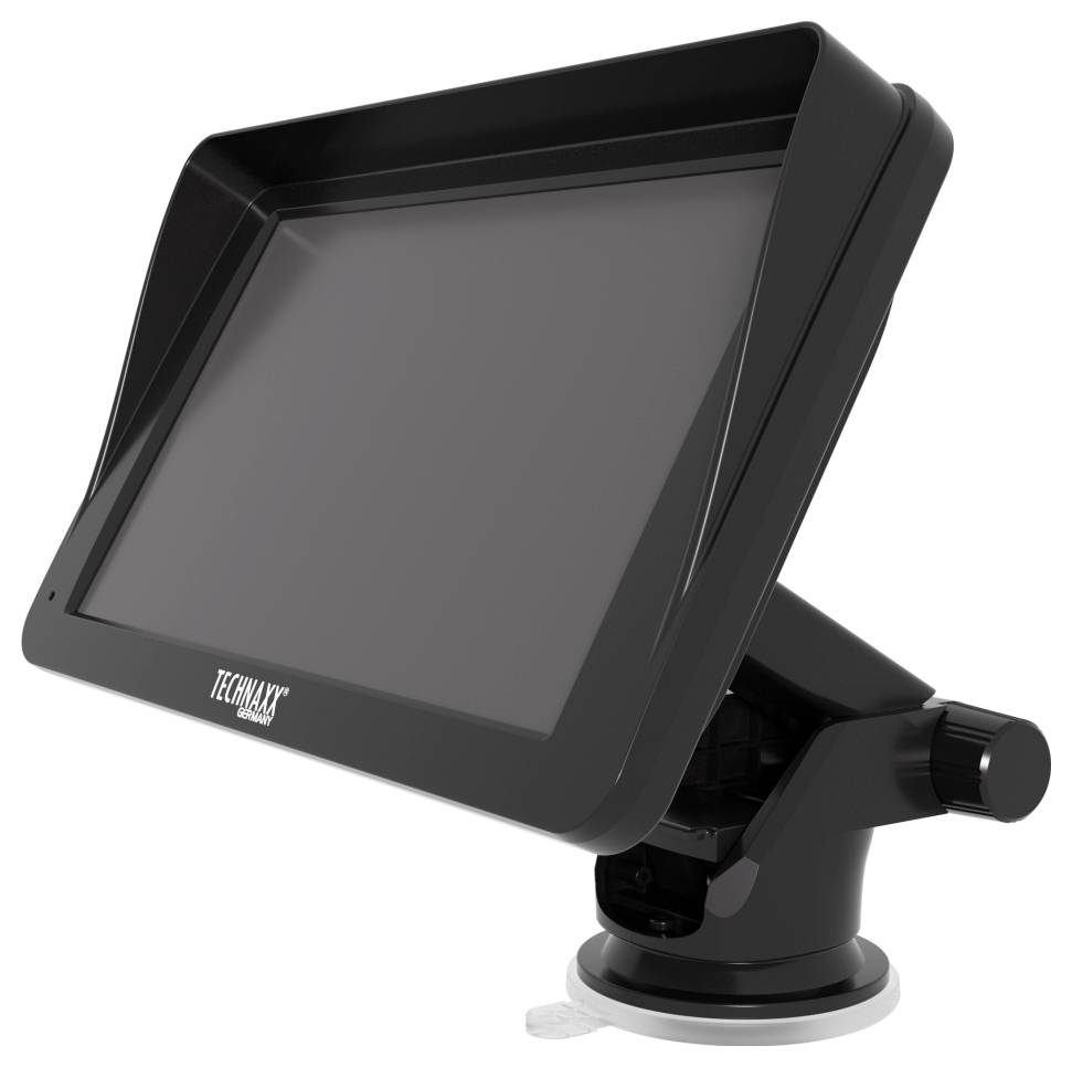 Černý monitor na nastavitelném stojanu. Vhodný pro různé úhly pohledu a použití.