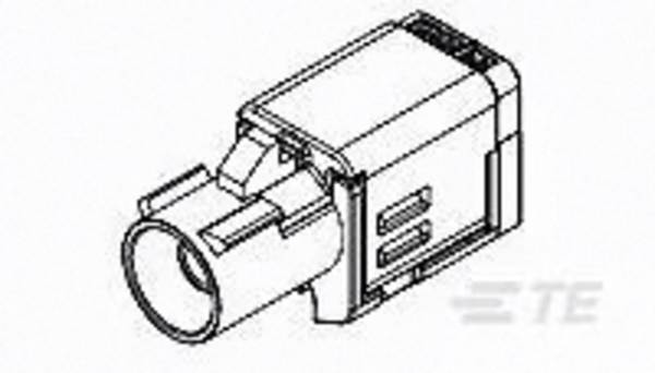 TE Connectivity 638831-3 SMB konektor 1 ks Bulk