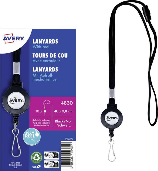 Avery-Zweckform 4830 textilní páska (d x š) 440 mm x 10 mm  10 ks