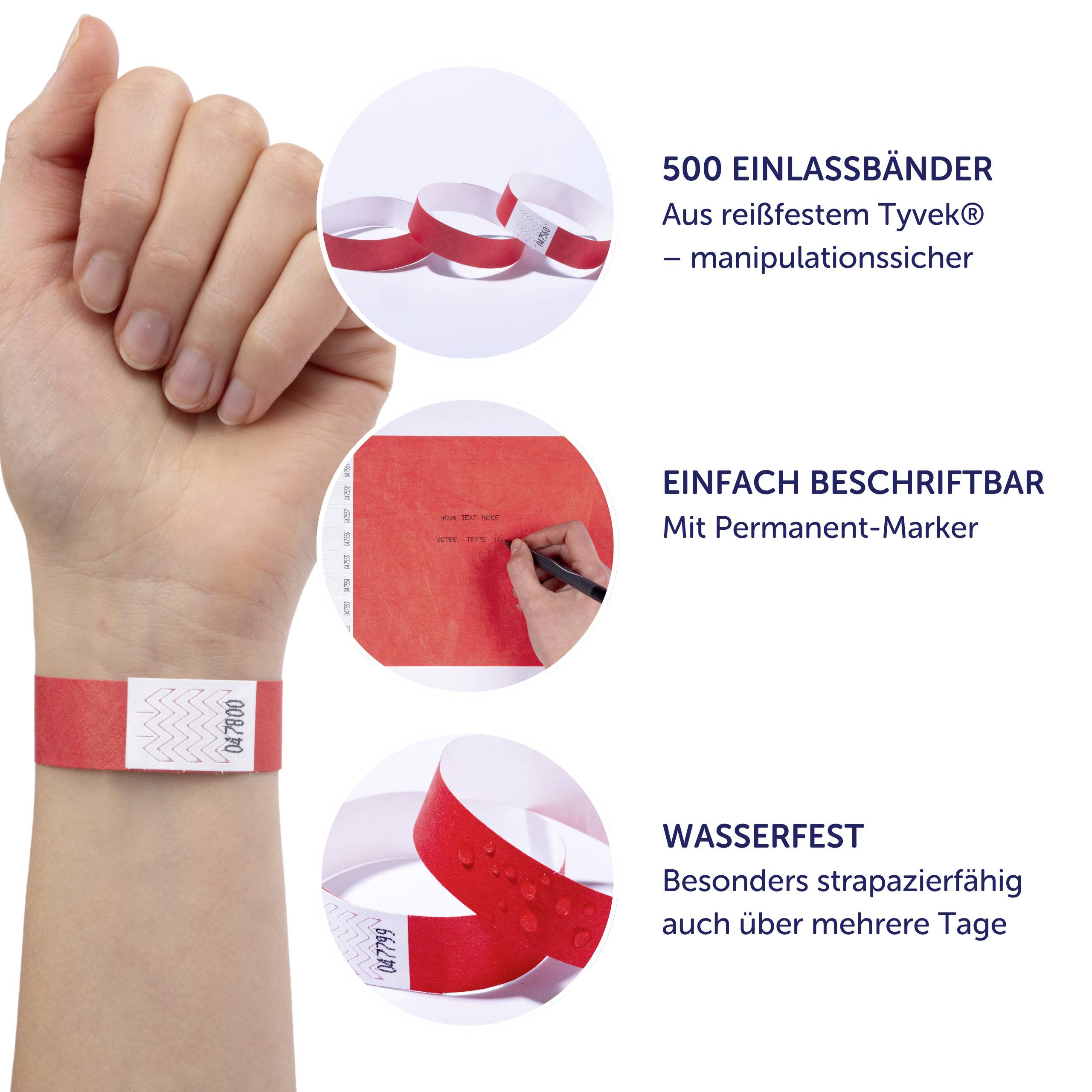 Avery-Zweckform TYVRD-50 Přívodní pásek (d x š) 256 mm x 19 mm lepicí proužek 500 ks-4