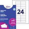 Avery-Zweckform DPC6422A-10 zásuvný štítek se jménem 64 mm x 22 mm bílá