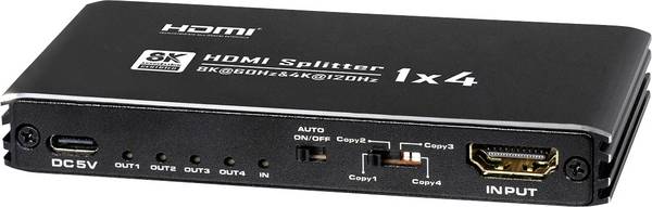 My Wall 8K HDMI Splitter 1 in 4 out  HDMI rozbočovač