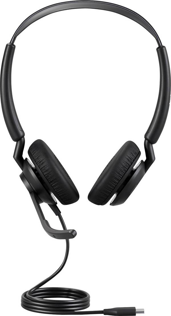 Jabra Engage 50 II  Headset otevřená (On Ear) kabelová stereo černá Potlačení hluku, Redukce šumu mikrofonu headset, regulace hlasitosti, Vypnutí zvuku mikrofonu telefon