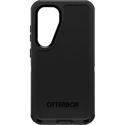 Černý kryt na mobil se strukturovaným zadním povrchem a nápisem 'OtterBox' v dolní části, vhodný pro modely smartphonů s výřezem pro kameru.