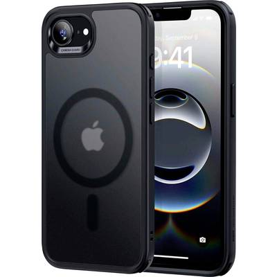 Smartphone s černým ochranným krytem, který zobrazuje polo-transparentní kruhový design. Na displeji je zobrazeno 09:41.