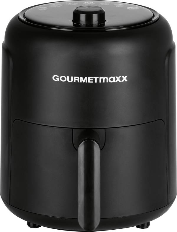 GourmetMaxx Heißluft-Fritteuse 2,3l 1000W schwarz horkovzdušná fritéza 1000 W černá