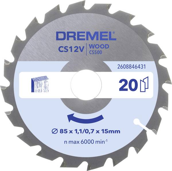 Dremel CS500 85mm 2608846431​ pilový kotouč   85 mm  1 ks