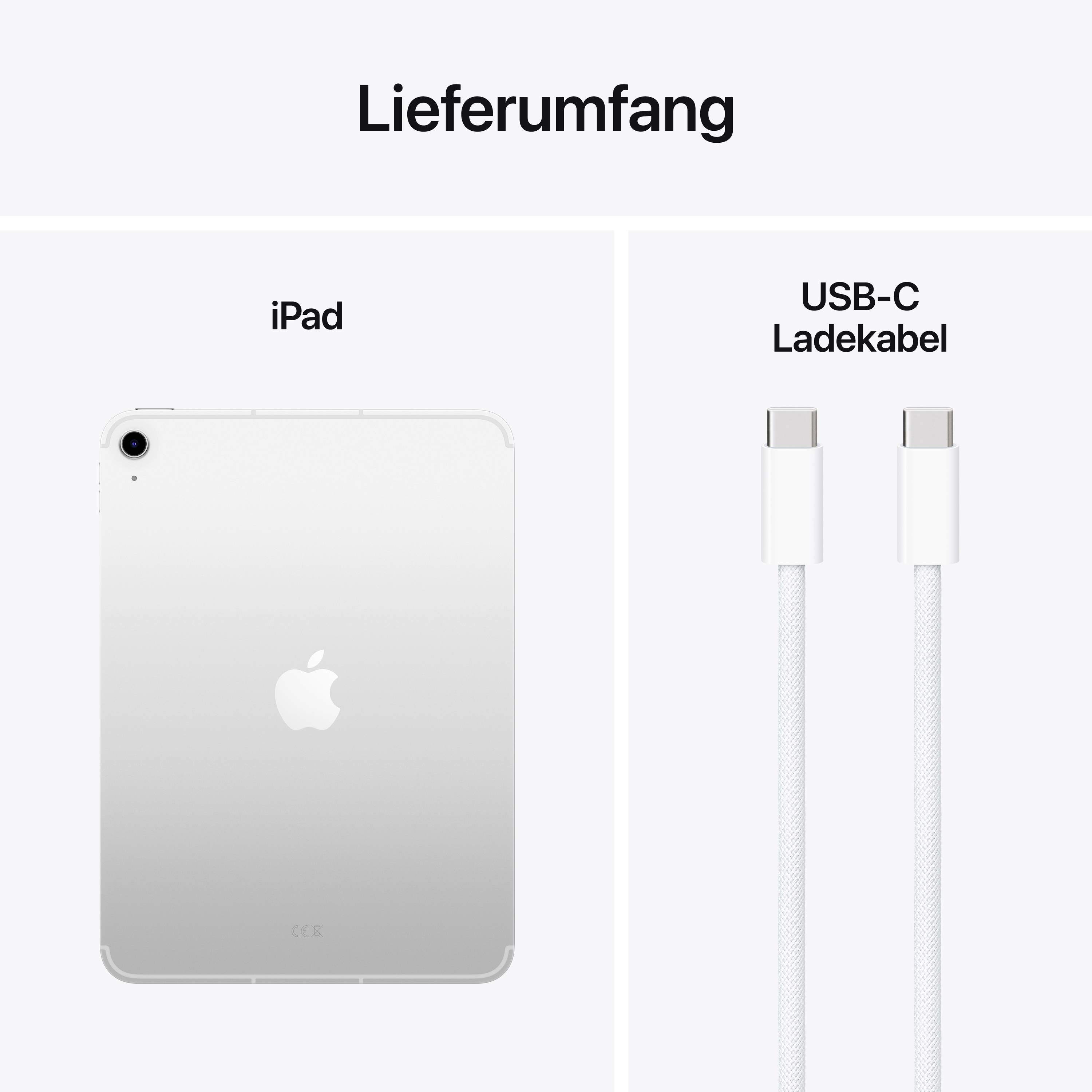 'Obsahuje: iPad a nabíjecí kabel USB-C.'