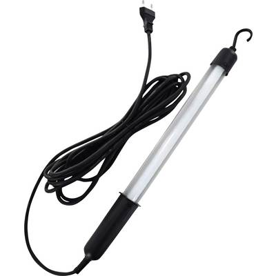 Přenosná LED inspekční lampa s hákem a dlouhým kabelem, vhodná pro práce v dílně a špatně osvětlené prostory.